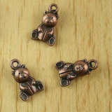 36pcs Cute Little Bear Charms for Jewelry Making