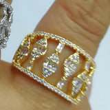 Bold Zirconia Stones Ring for Women