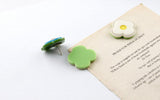 Small Flowers Asymmetry Art Flowers Acrylic Stitching Hyuna Earrings DIY