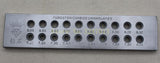 Tungsten Carbide Wire Drawplate Jewelry Making Steel Drawplate