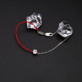 925 Silver CZ Red Wire Silver Bracelet For Women