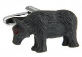 Sunnylink Gray Bear Animal Cufflinks for Shirt L1144