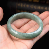 Zheru Natural Burmese Jadeite 54mm-64mm Bracelet for Mother to Girlfriend