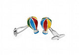 iGame Fire Ballon Cufflinks Brass Muti-color
