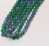 240pcs 10mm Glass Beads for DIY Bracelet Making in 65 Colors