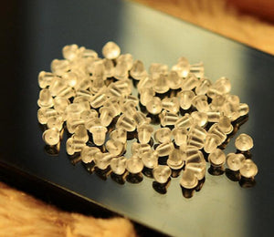 5000pcs DIY Sterling Earrings Stopper Ear Plug 4*4mm