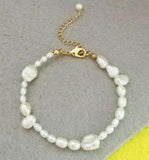 Freshwater Pearl Bracelet Baroque Bangle