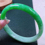 Natural Burma Jade 54mm-62mm Princess Bracelet Gift for Her