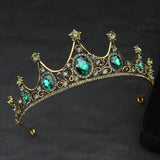 Vintage Baroque Crystal Bridal Tiaras and Crowns for Women Girls