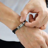 Personalized Name Beads Bracelet for Men