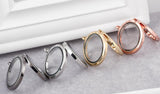 Set of 10 30MM Plain Round Glass Locket Pendant
