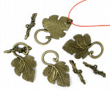 Vintage Toggle Clasps Bronze Charms DIY Jewelry Findings