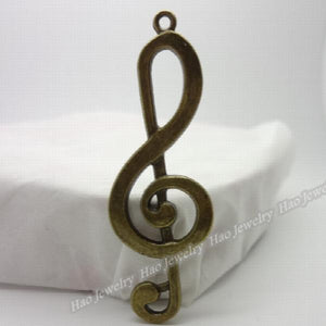 15pcs Vintage Charms Note Pendant Antique bronze DIY Jewelry Making