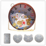 Heart-shaped Cat Head Silicone Mould for Resin Crafts