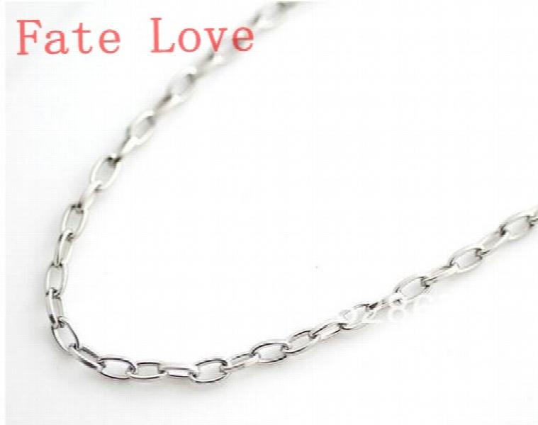 5m Stainless Steel 4mm Oval Link Chain DIY Bracelet Necklace