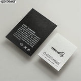 PK018 Shape Tag Hang Tag Printing Foil Hang Tag Kids Labels Clothes