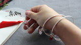 Retro TGCF Hua Cheng Xie Lian Butterfly Pendant Bracelet Cosplay Prop