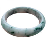 Natural Burmese Jadeite Flower 54-62mm Bracelet Princess Jewelry