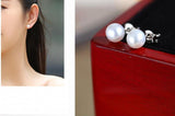 Arrival Classic Pearl Earrings S925 Sterling Silver Wedding