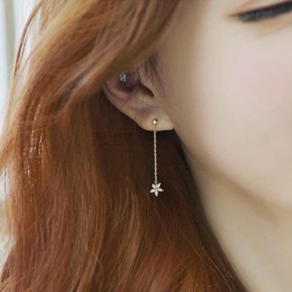 925 Silver Studs Earring with CZ Zircon Jewelry Gift