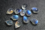 Rainbow Moonstone Drop Faceted 10-11mm Loose Beads for DIY Jewelry Making