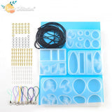Island Beach Keychain Pendant Epoxy Resin Mold Silicone Jewelry Making Kit