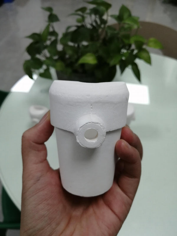 150/250/350 Ceramic Platinum Melting Cup Crucible For Platinum Casting
