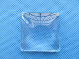 20pcs 35mm Clear Glass Cabochons for Photos, Pendants, Base Setting Tray Bezel