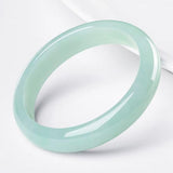 Natural Burmese Jade Light 54-62mm Bracelet Princess Jewelry Gift
