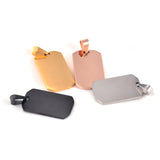 Stainless Steel Arm Tag Men Dogtag Pendant