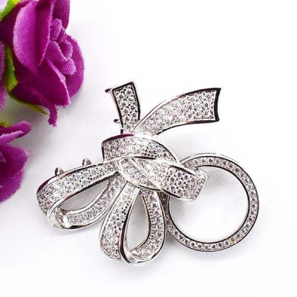 Yellow Golden Knot Shape Jewelry Clasp String Lock Hook