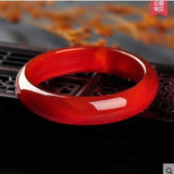 Zheru Jewelry Red Agate Chalcedony Bracelet for Mother or Girlfriend