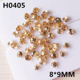 200PCS Alloy Charm Caps for DIY Necklace Bracelet 8*9MM