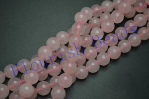 High Rose Quartz Round Loose Beads DIY Necklace Making