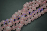 High Rose Quartz Round Loose Beads DIY Necklace Making
