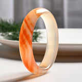 Zheru Two-Tone Agate & Chalcedony Bracelet 54-64mm for Mom & Girl