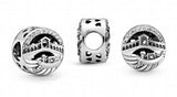 925 Sterling Silver Crown O Bag Paw Charm for Bracelet DIY