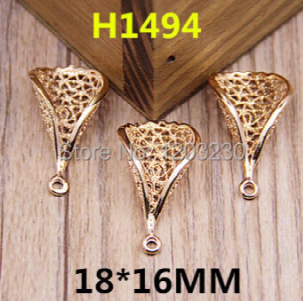 Zinc Alloy Cartoon Leaf Pendants DIY Jewelry Making