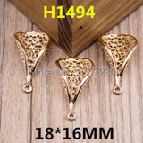 Zinc Alloy Cartoon Leaf Pendants DIY Jewelry Making