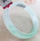 Natural Green Jadeite Bracelet Elegant Gift A Class A Certificate