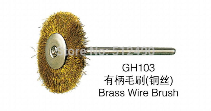 Brass Wire Brush Dental Polishing Wheel Jewelry Polishing Mini Wheel
