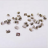36 pcs/Set Silver Plated Earring Back Stoppers Jewelry Accessories