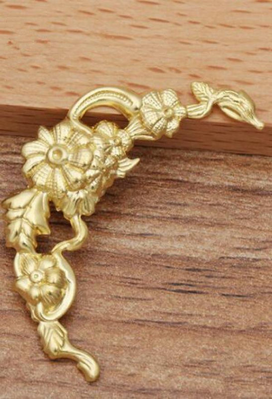 50 DIY Jewelry Accessories Brass Flower Filigree Flower Slice