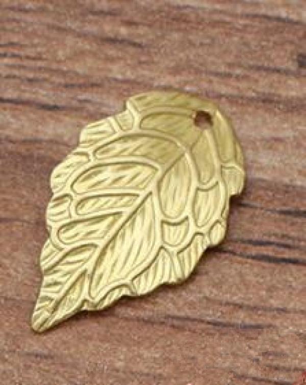 100Pcs 10*18mm Copper Flower Filigree Slice DIY Jewelry Findings