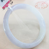 Natural Ice Bottom Light Purple Jadeite Bracelet 54-62mm Female