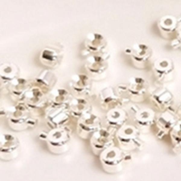 2.5MM Copper Snap End Beads Clip DIY Jewelry Accessories