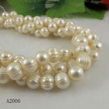 White 8-9MM Freshwater Pearl Loose Beads