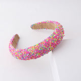 Personality Hair Light Small Bib Beads Headband Women's Headdress