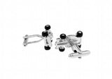 iGame Men Gift Racing Cufflinks Silver Copper Material Novelty Racing Car