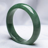 Natural Burmese Jadeite Dark Green 54-62mm Bracelet Princess Gift